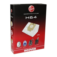 Hoover H64 stofzuigerzakken 5 zakken (orgineel)  SHO01009