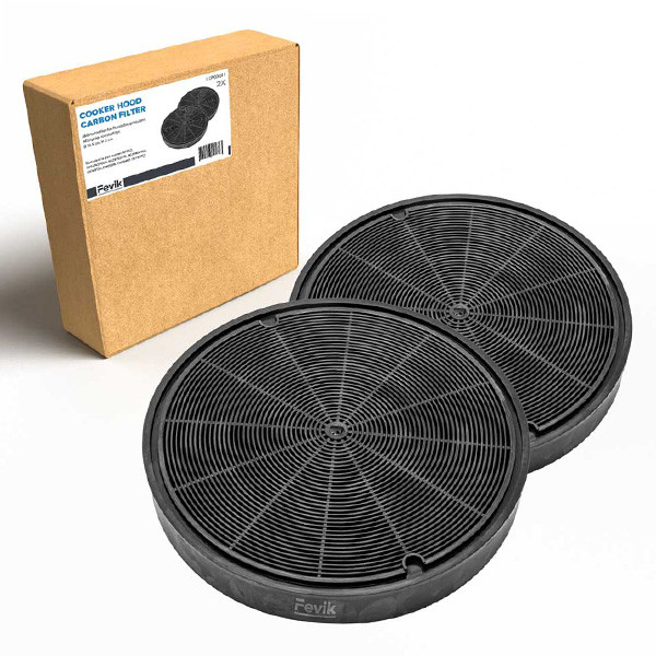 Hotpoint afzuigkap koolstoffilterset (2 stuks, Ø 19,5 cm, huismerk)  SHO00012 - 1