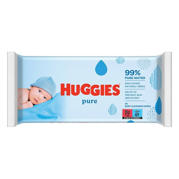 Huggies billendoekjes Pure (56 stuks)  SHU00011 - 1