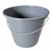 Huishoudemmer Grijs 10 liter (123schoon huismerk) SDR06446