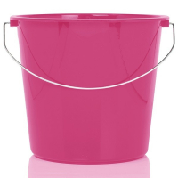 Huishoudemmer Roze 10 liter (123schoon huismerk) SDR00011