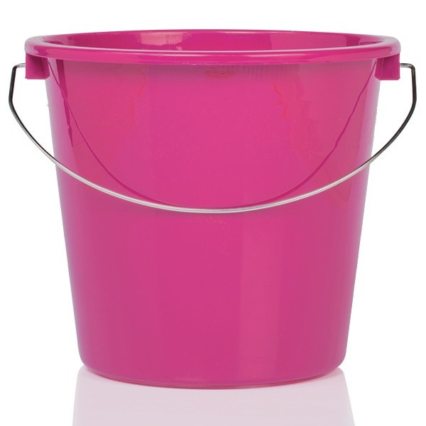 Huishoudemmer roze 5 liter (123schoon huismerk)  SDR00009 - 1