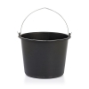 Huishoudemmer zwart 12 liter (123schoon huismerk)  SDR00013