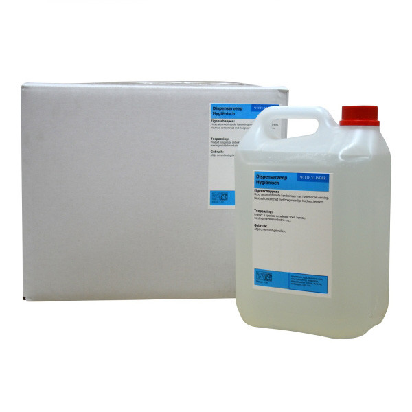 Hygienische zeep navulling voor dispenser 5 liter (123schoon huismerk)  SDR02037 - 1