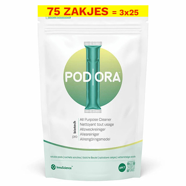 Aanbieding: Innuscience PodOra Allesreiniger pods (3 zakjes à 25 stuks) SPO00033 - 1