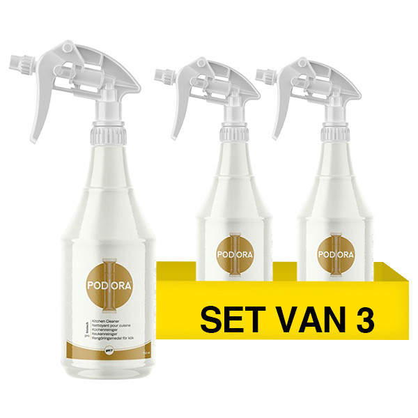Aanbieding: Innuscience PodOra Sprayfles Geurverdrijver (3 stuks à 750 ml) SPO00047 - 1
