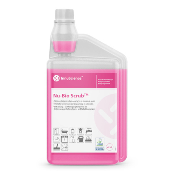 InnuScience Nu-BioScrub Sanitairreiniger en Ontkalker (1 liter) SIN01105 - 1