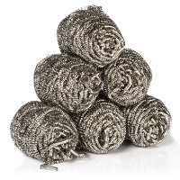 Inox staalspons 20gr | 6 stuks (123schoon huismerk) SDR00028