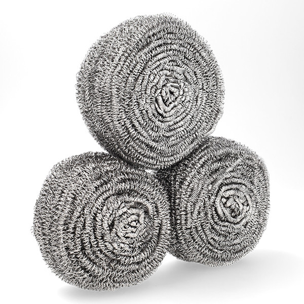 Inox staalspons 90 gr | 3 stuks | XL (123schoon huismerk) SDR06259 - 1