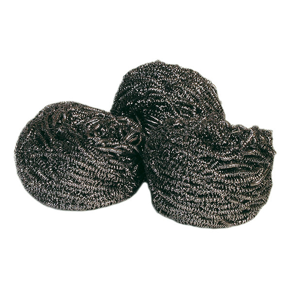 Inox staalspons 90 gr | XXL | 4 stuks (123schoon huismerk) SDR08622 - 1