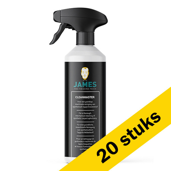 James Aanbieding: James Cleanmaster - Synthetisch Tapijt & Meubelstof (20 flessen - 500 ml)  SJA00227 - 1