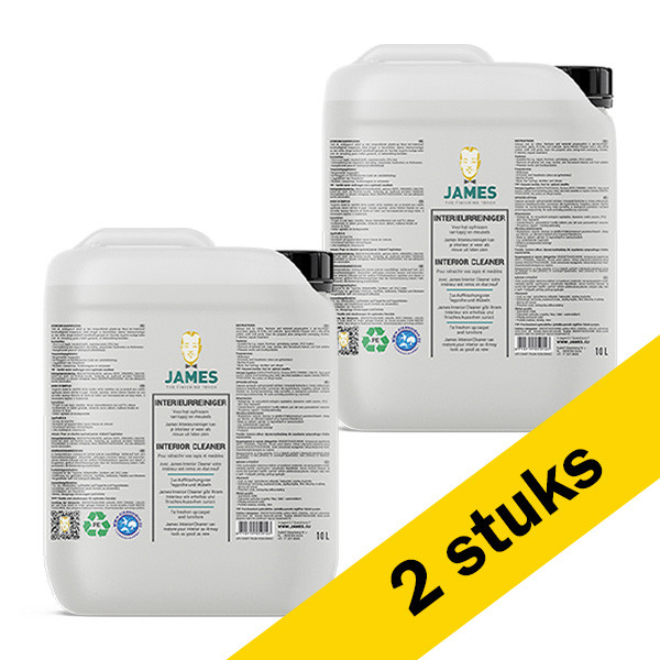 James Aanbieding: James Interieurreiniger (2 jerrycans - 10 liter)  SJA00205 - 1