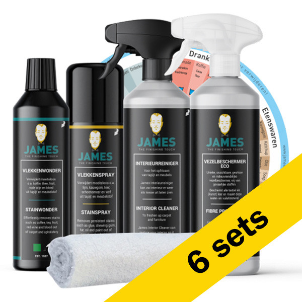 James Aanbieding: James Textiel Premium Reinigingsset (6 sets)  SJA00219 - 1