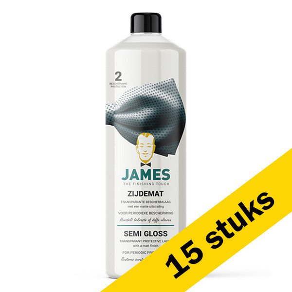 James Aanbieding: James Zijdemat - Transparante Beschermlaag (15 flessen - 1 liter)  SJA00239 - 1