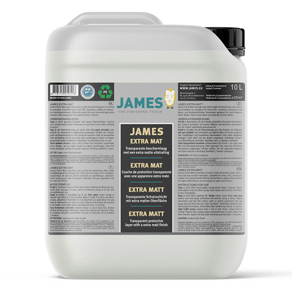 James Extra Mat - Transparante Beschermlaag (10 liter)  SJA00244 - 1
