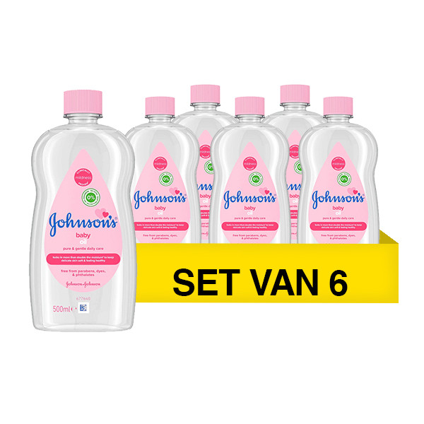 Johnsons Aanbieding: Johnson's babyolie (6 flessen - 500 ml)  SJO00120 - 1