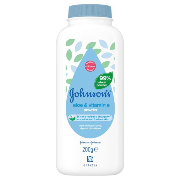 Johnsons Johnson's babypoeder (200 gram)  SJO00007 - 1