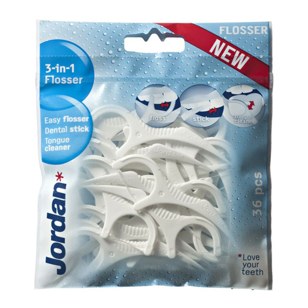 Jordan 3-in-1 Flosser (36 stuks)  SJO00110 - 1
