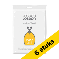 Aanbieding: 6x Joseph Joseph Intelligent Waste vuilniszakken met trekband 20 liter (20 zakken) SJO00018