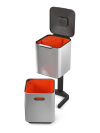 Joseph Joseph Intelligent Waste trio afvalemmer (2 x 20 liter, RVS)  SJO00010 - 2