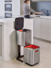 Joseph Joseph Intelligent Waste trio afvalemmer (2 x 20 liter, RVS)  SJO00010 - 3