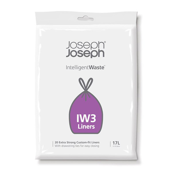 Joseph Joseph Intelligent Waste vuilniszakken met trekband 17 liter (20 zakken) SJO00023 - 1