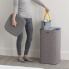 Joseph Joseph Tota wasmand | 60 liter | grijs | 2 compartimenten  SJO00117 - 6