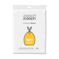 Joseph Joseph Vuilniszakken met trekband 20 liter | 20 stuks | Grijs | Joseph Joseph Intelligent Waste  SJO00017