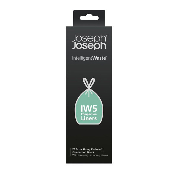 Joseph Joseph Vuilniszakken met trekband 20 liter | 20 stuks | Wit | Joseph Joseph Intelligent Waste  SJO00027 - 1