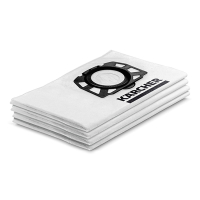 Kärcher 2.863-314.0 vliesfilter stofzuigerzakken - WD2 & WD3 (4 stuks)  SKA06070