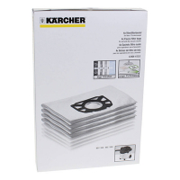 Kärcher 6.904-413.0 microvezel stofzuigerzakken 4 zakken (origineel)  SKA01017