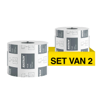 Toiletpapier voor dispensers | 2-laags | 2 x 36 rollen | 800 vellen | Katrin Plus