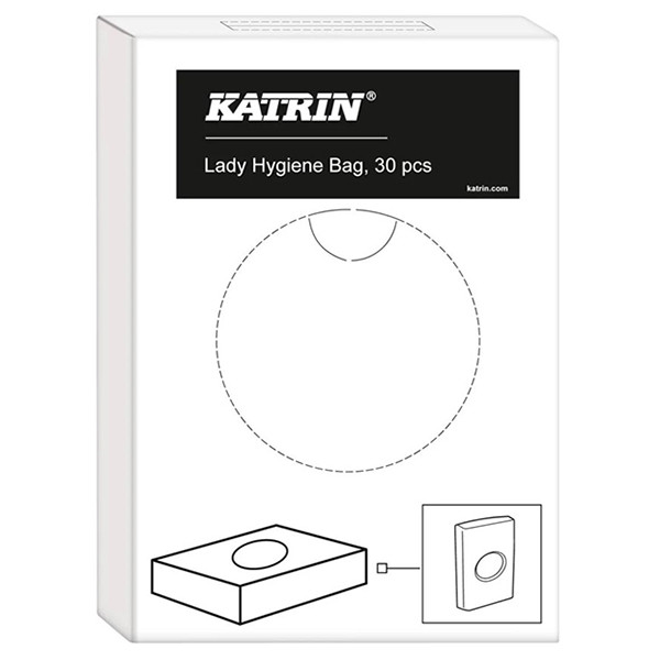 Katrin Dameshygiënezakjes (25 dozen - 750 stuks) SKA06172 - 1
