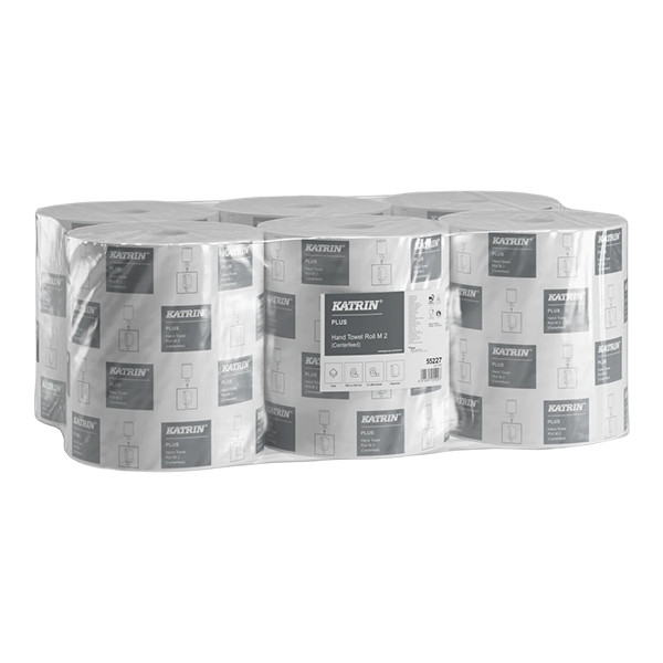 Katrin Plus M2 handdoekrol Centerfeed 180 meter (6 rollen – 3600 vellen)  SKA06133 - 1