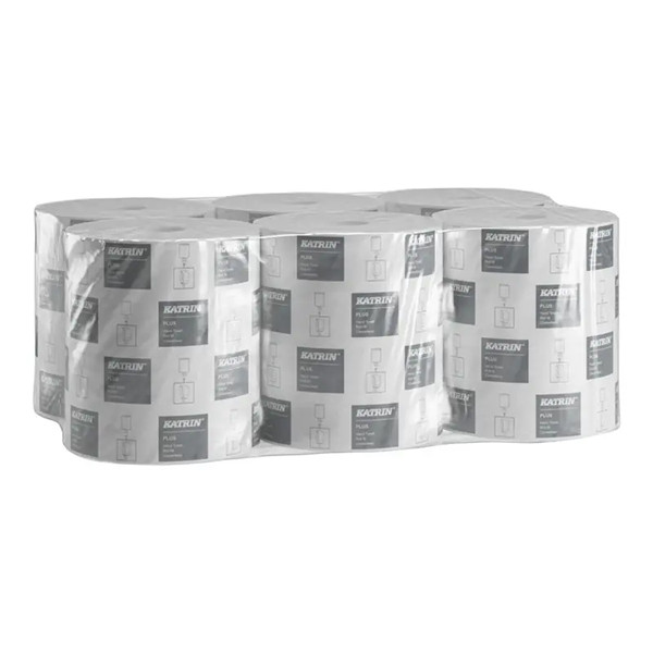 Katrin Plus M handdoekrol Centerfeed 300 meter (6 rollen – 5220 vellen)  SKA06134 - 1