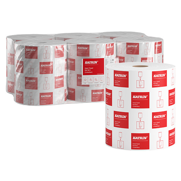 Katrin Poetsrol 481911 2-laags | 6 rollen | Katrin Centerfeed system (M)  SKA06009 - 1