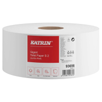 Katrin Toiletpapier | 2-laags | 600 vellen | Katrin Jumborol S2 | 12 rollen SKA06144