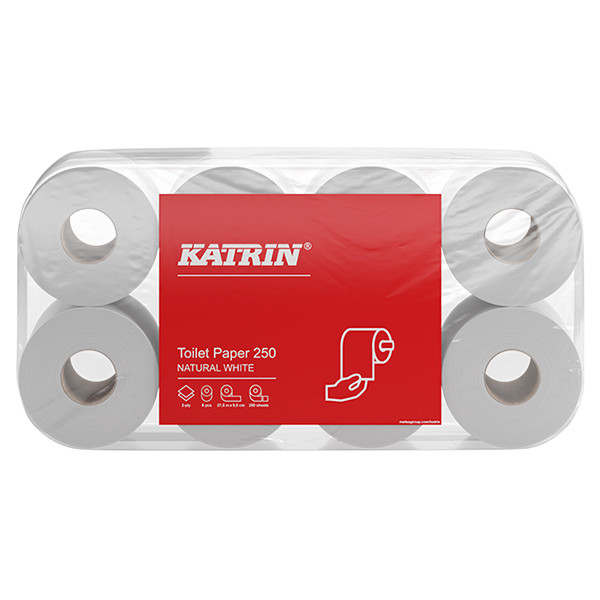 Katrin Toiletpapier 169505 | 250 vel | 2-laags | 8 rollen | Katrin  SKA06101 - 1