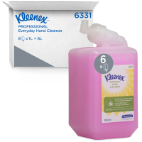 Kleenex Aanbieding: Kleenex Handzeep Voor Dagelijks Gebruik 6331, Roze (6 verpakkingen - 1 L)  SKL00055