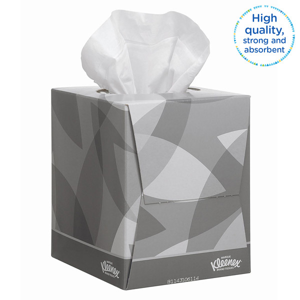 Aanbieding: Kleenex Kubus 2 - laags zakdoekjes 8834 - Wit (12 verpakkingen - 88 vellen) SKL00042 - 3