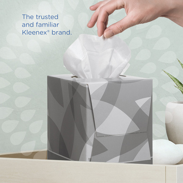 Aanbieding: Kleenex Kubus 2 - laags zakdoekjes 8834 - Wit (12 verpakkingen - 88 vellen) SKL00042 - 5