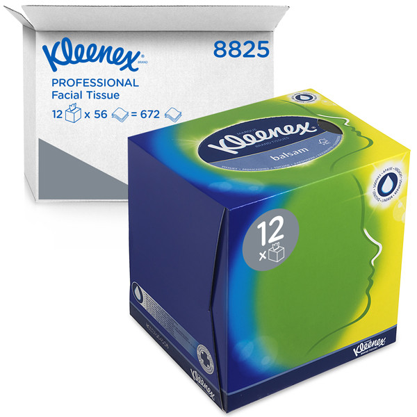 Aanbieding: Kleenex Kubus Zakdoekjes 8825 - Wit (12 dozen - 56 vellen) SKL00038 - 1