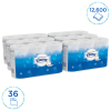 Kleenex Aanbieding: Kleenex Standaardrol 3-laags Toilettissue 8440  (36 rollen - 12.600 vellen)  SKL00045 - 2