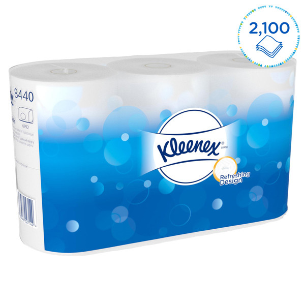 Kleenex Aanbieding: Kleenex Standaardrol 3-laags Toilettissue 8440  (36 rollen - 12.600 vellen)  SKL00045 - 3