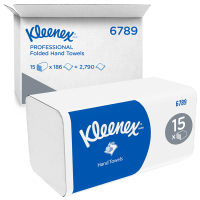 Kleenex Ineengevouwen 2-laags Handdoeken 6789 (15 pakken - 186 vellen) SKL00032