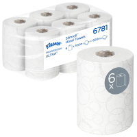 Kleenex Ultra Slimroll Papieren Handdoeken Op Rol 6781 - Wit (100 m) SKL00030