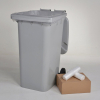 Knapzak Containerzakken Geperforeerd | Zonder sluitlint | LDPE Regeneraat | Transparant | 30 Micron | 240 liter (120 zakken) SKA00054 - 2