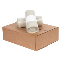 Knapzak Containerzakken Onbedrukt Zonder Lint | LDPE Translucent Regeneraat | 40 Micron | 360 L (100 stuks) SKA00058 Knapzak Containerzakken Onbedrukt Zonder Lint | LDPE Translucent Regeneraat | 40 Micron | 360 L (100 stuks) SKA00058