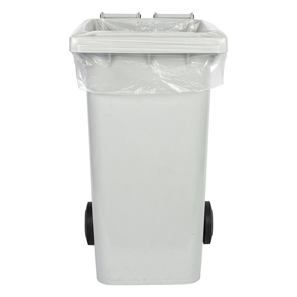 Knapzak Containerzakken Onbedrukt Zonder Lint | MDPE Transparant | 25 Micron | 240 L (120 stuks) SKA00055 - 2