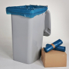 Knapzak Containerzakken Ongeperforeerd | Zonder sluitlint | LDPE Regeneraat | Blauw | 40 Micron | 140 liter (100 zakken) SKA00052 - 2